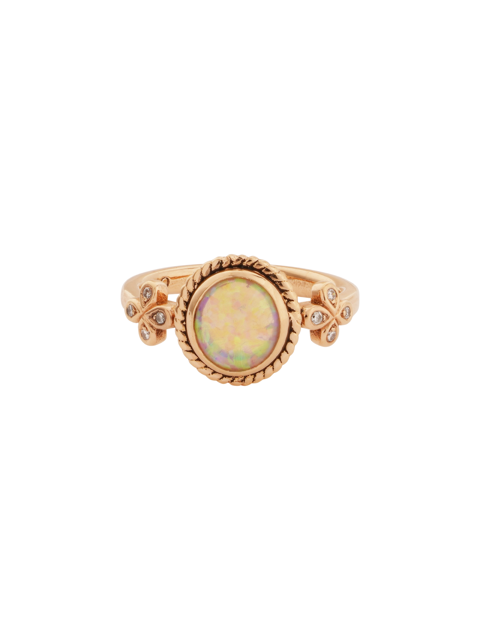 Opal Solitaire Cocktail Ring, One of a Kind