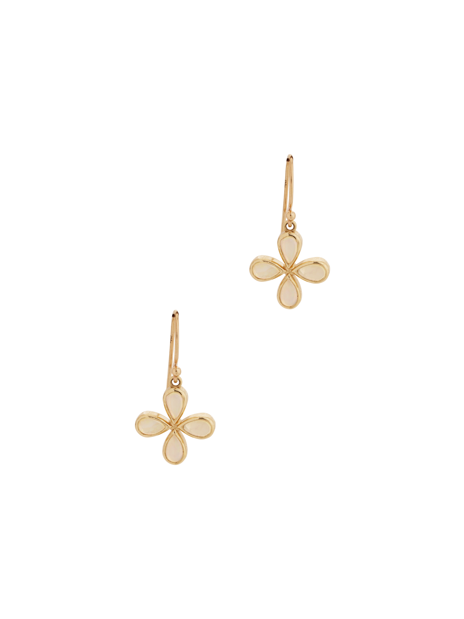 Australian Opal Flower Earrings