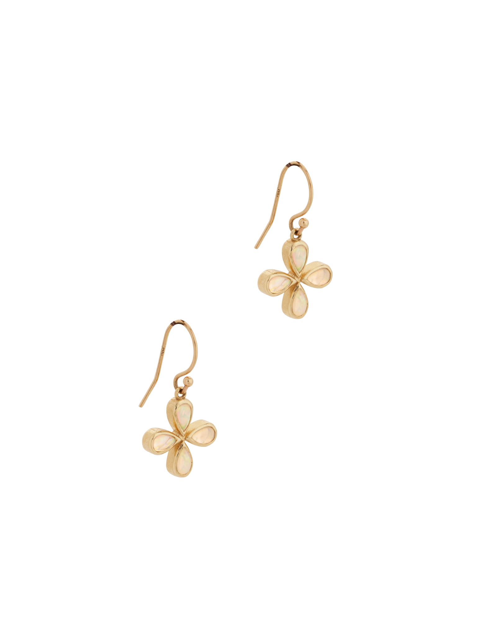 Australian Opal Flower Earrings