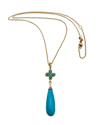 Turquoise pendant necklace