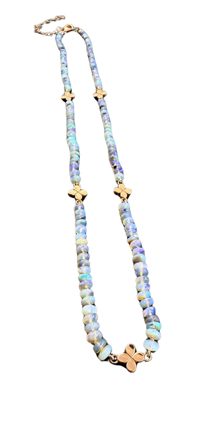 One-of-a-Kind Opal Bead Necklace