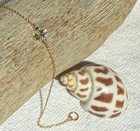 Oli and Tess floating flower bracelet- Can be customized with your birthstone
