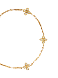 Oli and Tess diamond flower bracelet in 18k gold