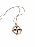 Sapphire Medallion Necklace