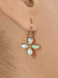 Australian Opal Flower Earrings