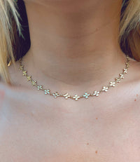 Gold Flower Choker