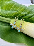 Australian Opal Flower Earrings