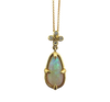 Teardrop Australian Opal Pendant, One of a Kind