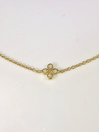 Adjustable 18k Diamond Lariat Necklace