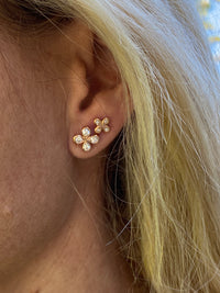 Oli and Tess Flower Studs LARGE