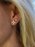 Oli and Tess Flower Studs LARGE- Made to Order