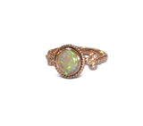Opal Solitaire Cocktail Ring - IN STOCK
