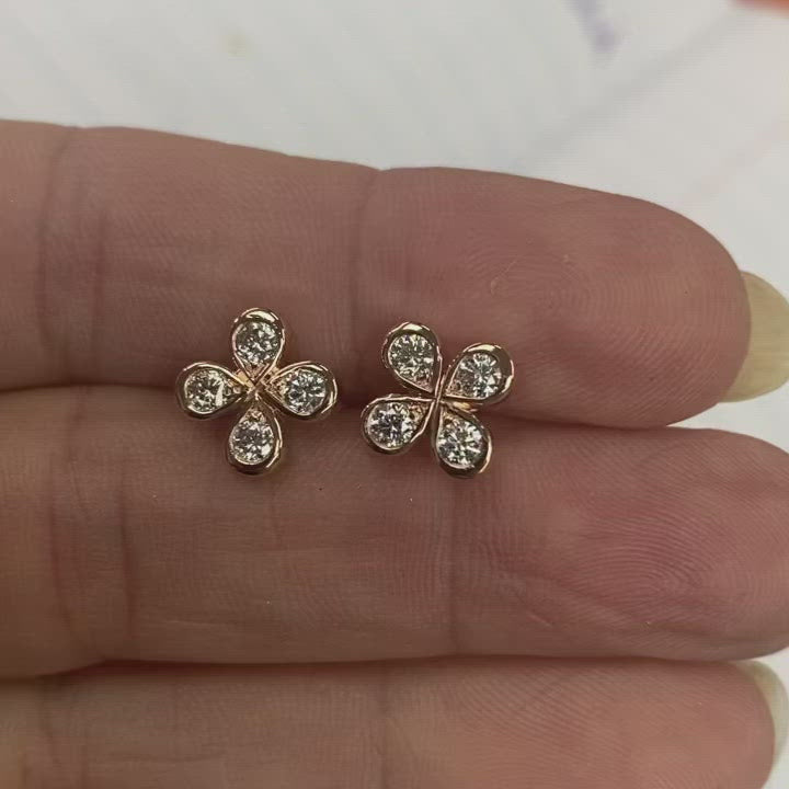 Oli and Tess Flower Studs LARGE