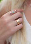Eternity Band/ Cigar Band hand cast in 18k rose gold 