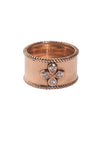 Eternity Band/ Cigar Band hand cast in 18k rose gold 
