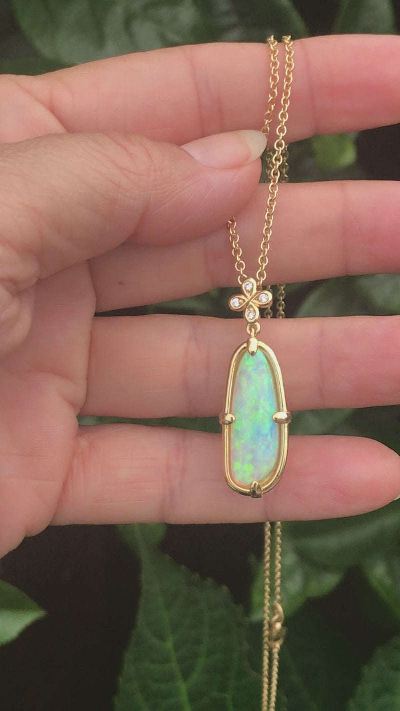 Neon Opal Pendant-Sold out