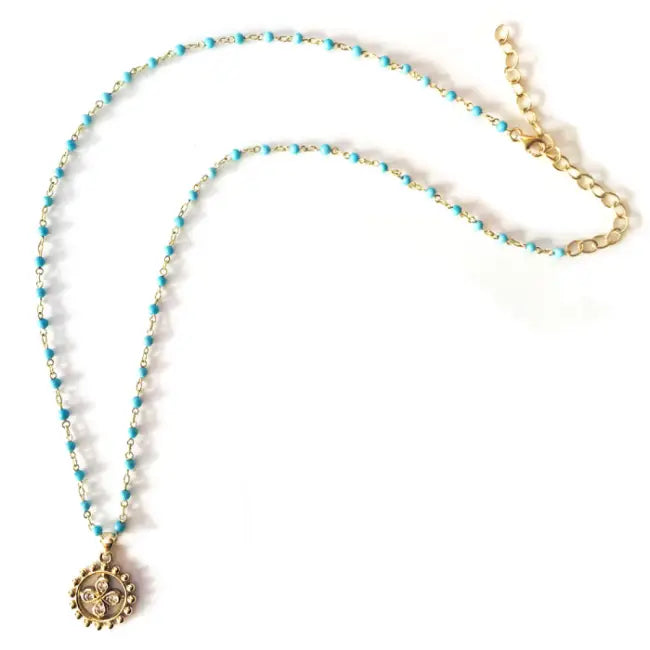 Turquoise Medallion- Made to Order