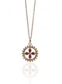 Ruby Medallion—This can be customized to your birthstone!