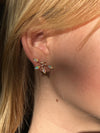 Australian Opal Ear Climbers in 18K Rose Gold