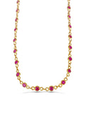 Dainty Ruby Necklace- Special order