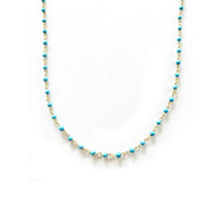 Turquoise Bead Link Chain