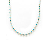 Turquoise Bead Link Chain