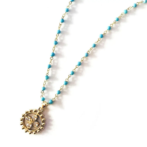 Turquoise Medallion- Made to Order