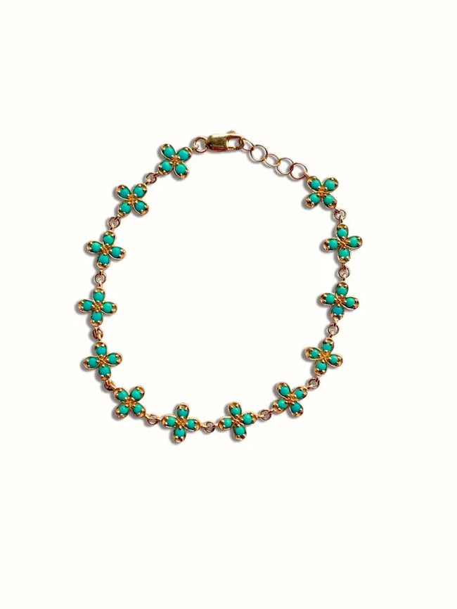 Turquoise tennis bracelet- IN STOCK - Bracelet