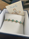 Turquoise tennis bracelet- IN STOCK - Bracelet